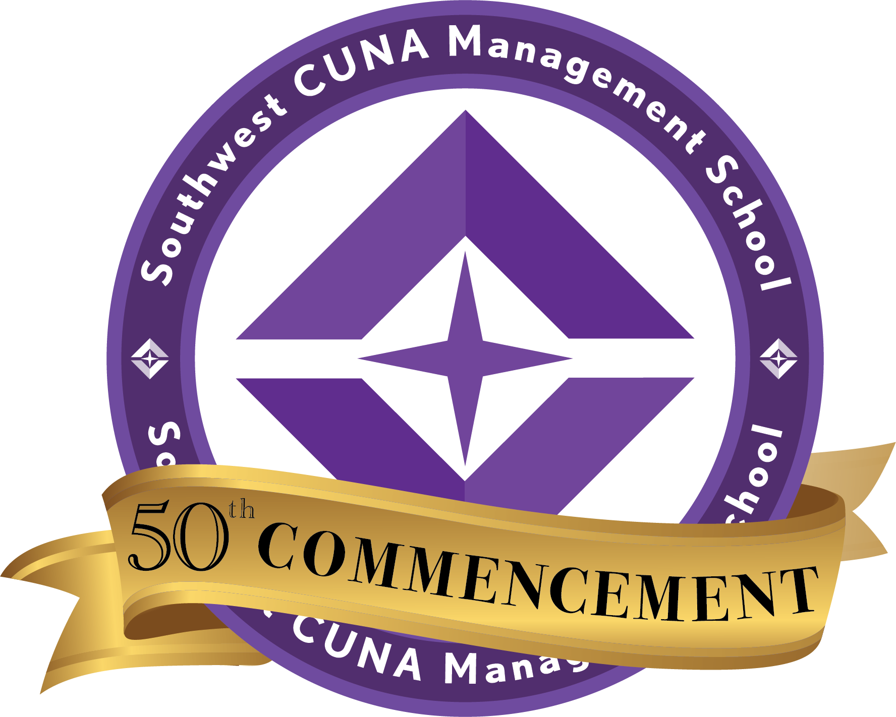SCMS 50th Commencement Logo