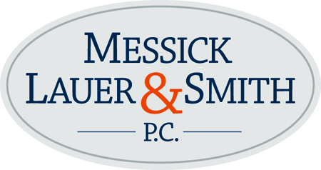 Messick Lauer & Smith P.C. inside a gray oval