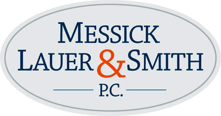 Messick Lauer & Smith P.C. inside a gray oval